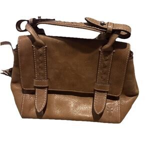 Frye Reed Tan Mini Crossbody Bag Leather Bag Sachel Handbag